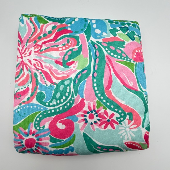 Lilly Pulitzer Lounge Towel Pink Blue Green Floral Paisley LIL-HO-061 40x72 NEW - Picture 11 of 16